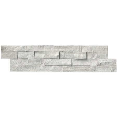 White Oak Splitface Ledger Panel SAMPLE Natural Marble Wall Tile -  MSI, ZOR-PNL-0121-SAM